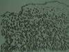 Skizze « La vague-Chennai », 2007.