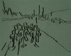 Skizze « Araignées-Marrakech », 2006.