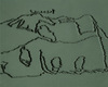 Skizze, "Crocodile-Marrakech", 2006.