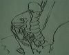 Skizze « One minute-Delhi », 2006.