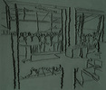 Skizze « Magasin-Chennai », 2007.