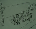 Skizze « Paquets-Mysore », 2007.