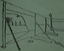 Skizze « Dans l'angle-Nador », 2008.