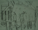 Skizze « Glass-Delhi », 2006.