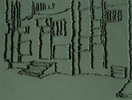Skizze «Au noir-Hassi Messaoud », 2005.